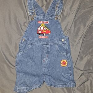 Kids Denim Rescue Squad Overalls